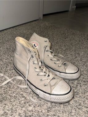 Converse High Top Sneakers - Light Gray
